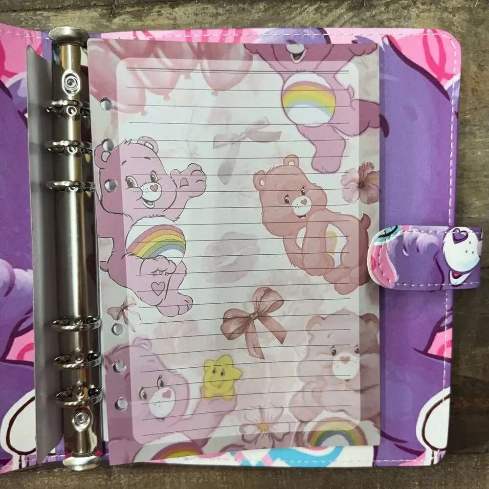 Care Bear A5 Binder w/ matching paper
